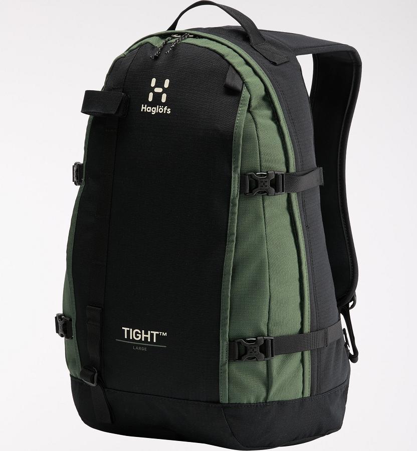 Haglöfs Tight Large Daypack Black/Dark Green For Womens KXIGE2806 Australia